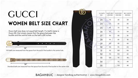 gucci belt size conversion.